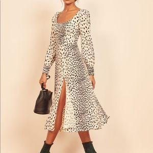 Reformation Alessi Dres in Cheetah